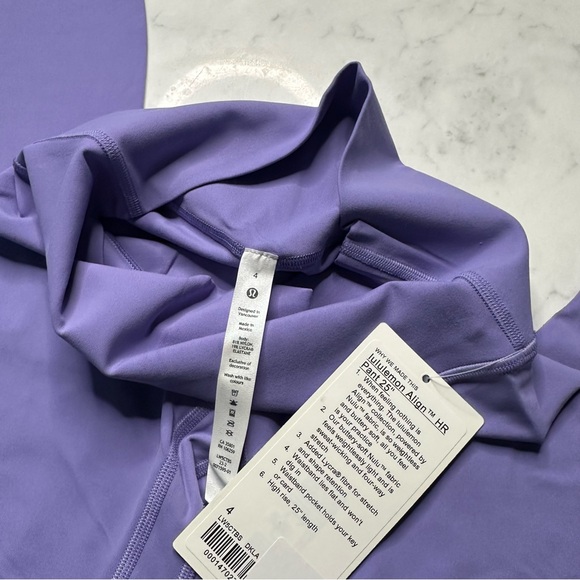 Align HR Pant 25”  - Dark Lavender - Picture 4 of 5